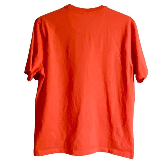 Greg Norman Short Sleeve Cotton Solid Orange Tee Shirt Men's Medium NEW - Picture 6 of 10